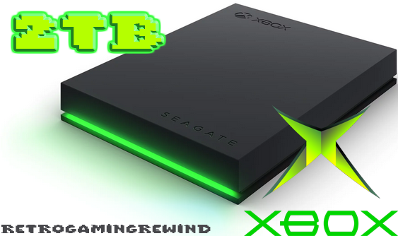 2TB Seagate Xbox Drive – Plug & Play Retro System with Original Console Support (PC Ready)